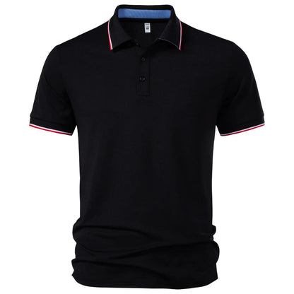 Premium Herren Poloshirt Atmungsaktiv Feuchtigkeitsableitend Büroalltag