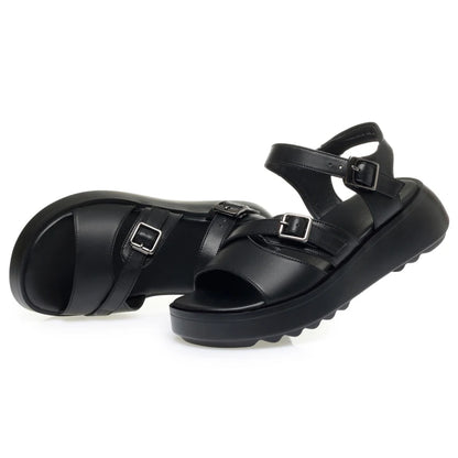 AIYUQI Women's Sandals 2025 New Platform Non-slip Roman Female Sandals Large-size Summer Beach Shoes For Women
