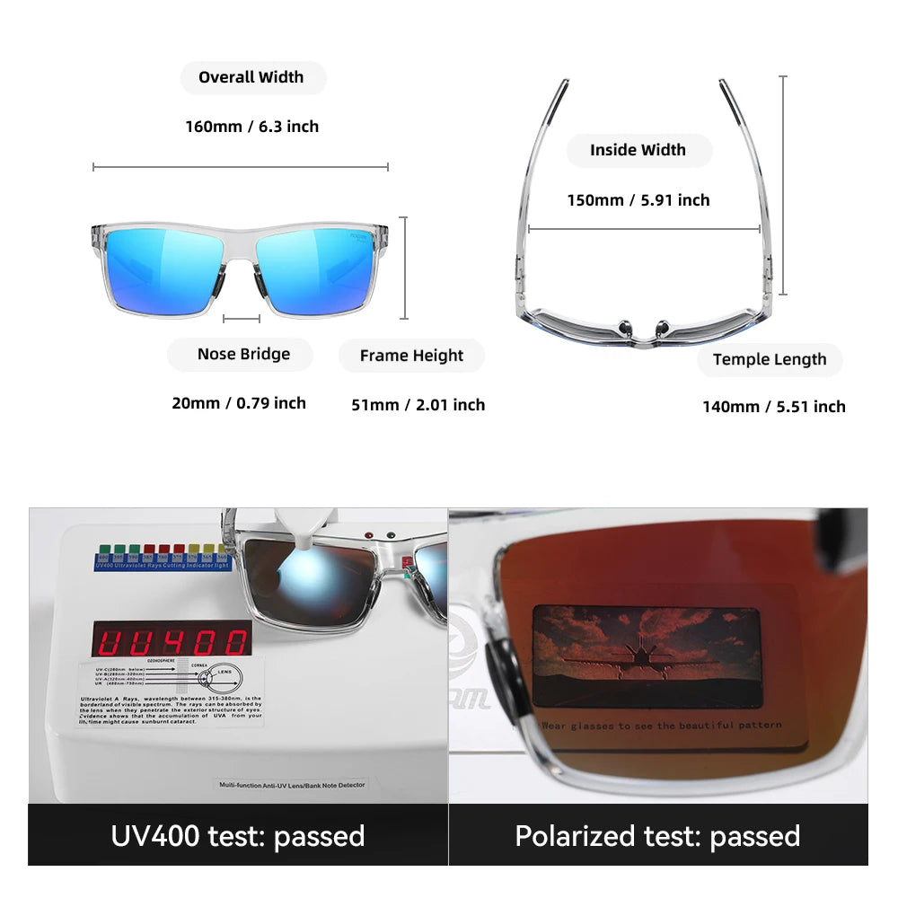 Sonnenbrille übergroß TR90 polarisiert 160mm Etui Herren XL