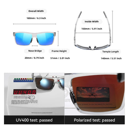Sonnenbrille übergroß TR90 polarisiert 160mm Etui Herren XL