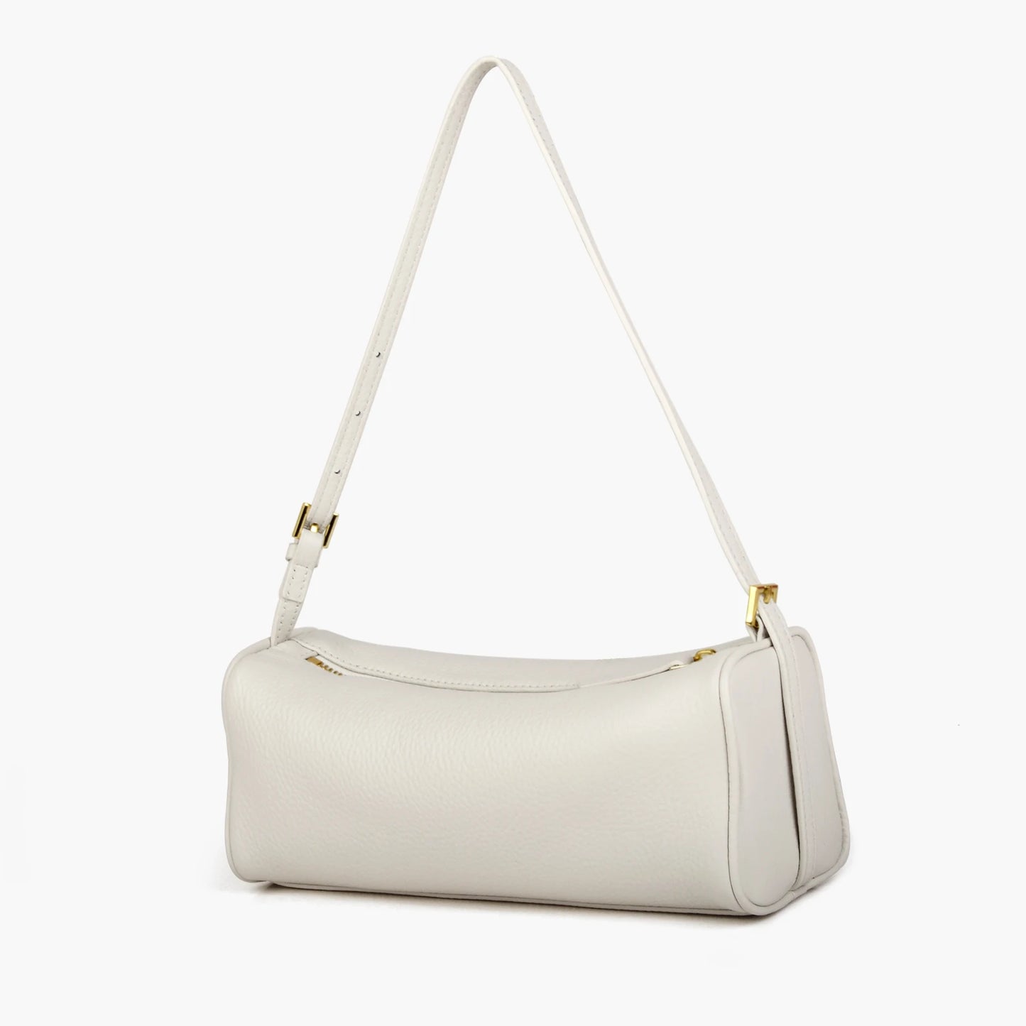 Rindsleder-Handtasche | Top-Handle Mit Schultergurt