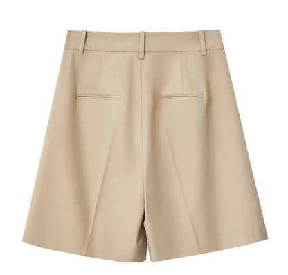 Damen Shorts im minimalistischem Stil mit Taschen für lässige Basics