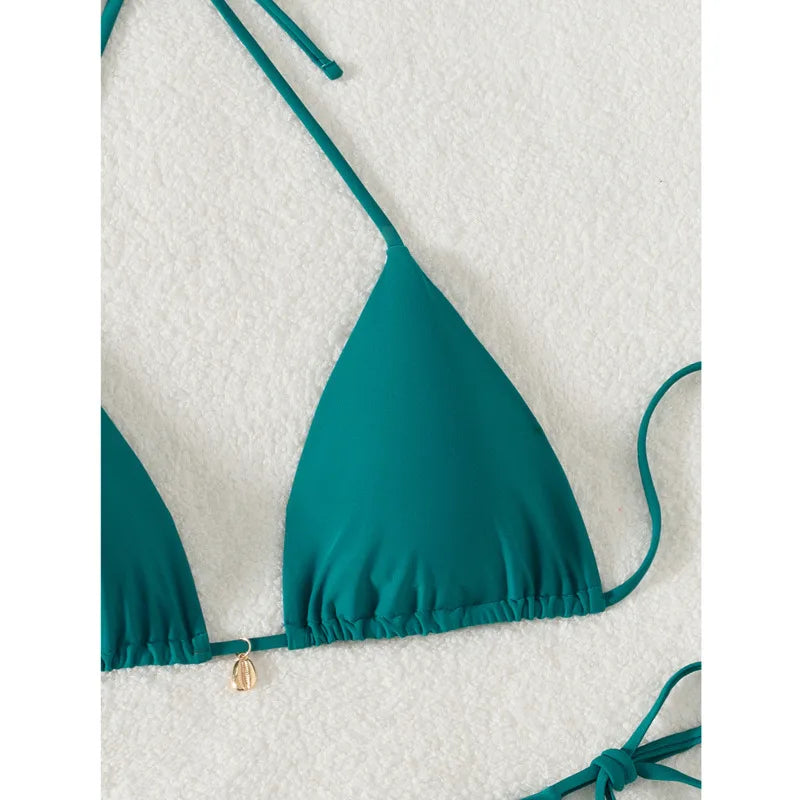 Push-Up-Bikini-Set für Damen mit brasilianischem Schnitt – ideal für Strand und Pool