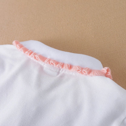3-12 alter Mädchen Polo Sommer Kinder Kurzarm T-shirts 2024 Neue Kinder Drehen Unten Kragen Kleidung Baby Baumwolle tops