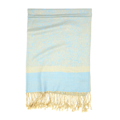 Damen Jacquard Schal ethnisch Kaschmir dick weich Halstuch Bandana Outdoor