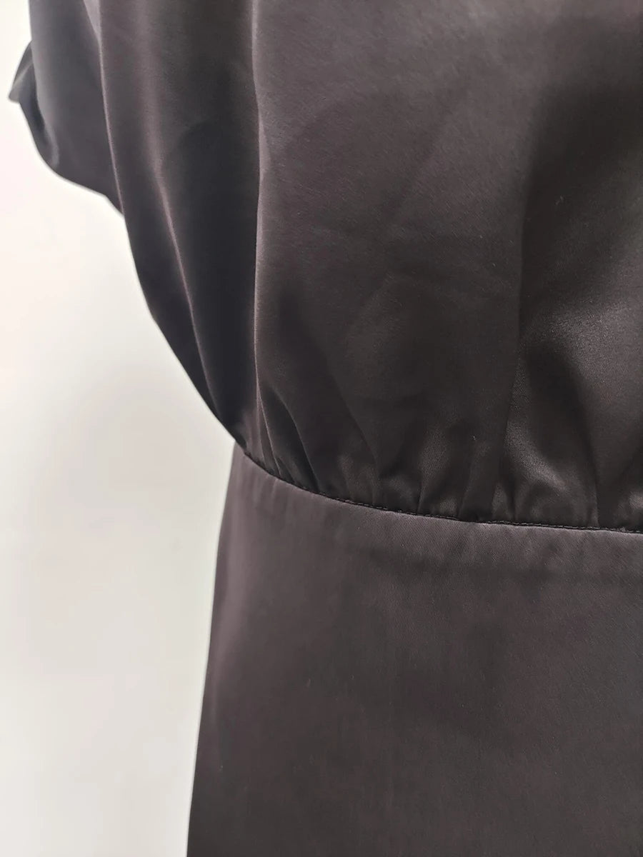 Colorblock-Blazer mit Spitzenbesatz und V-Ausschnitt – figurbetont und langärmelig für Damen