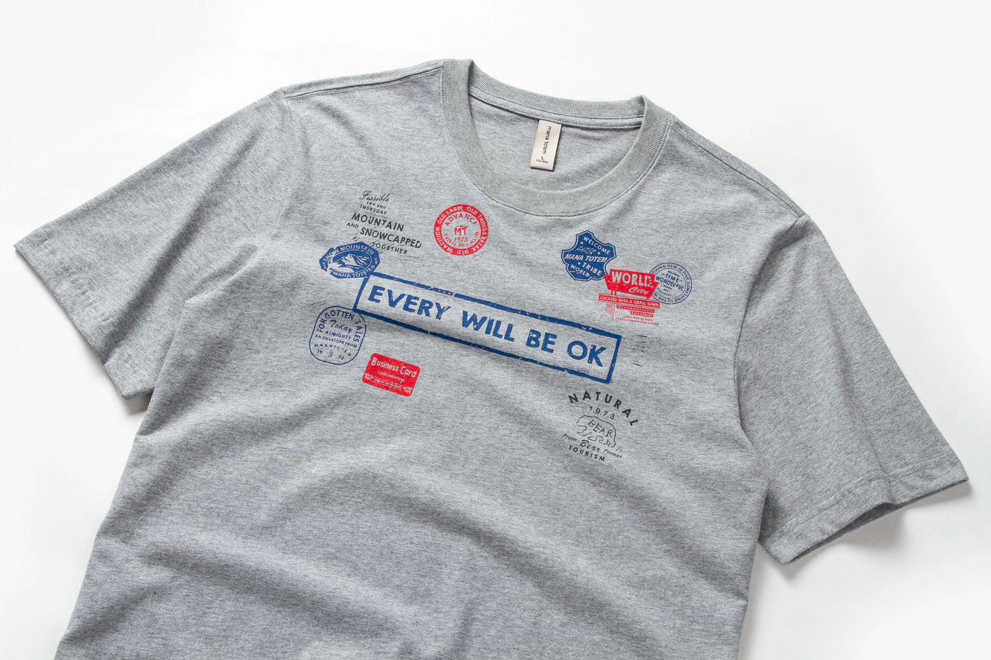 Herren T-Shirt mit Druck im Casual-Stil aus 100 Prozent Baumwolle