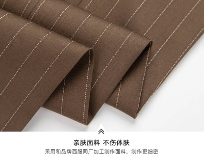 Klassischer 3-teiliger Anzug: Gestreiftes Business-Outfit für Hochzeiten und Events, Slim Fit, S-5XL