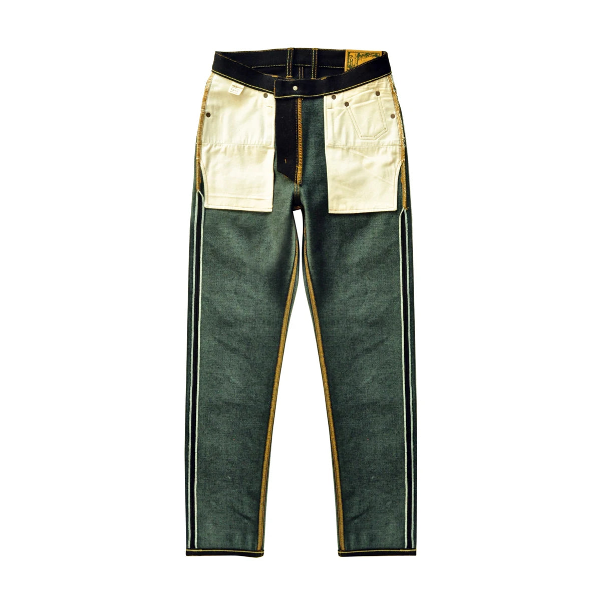Herren Jeans aus Selvedge Raw Denim im Vintage-Stil mit Taper Fit