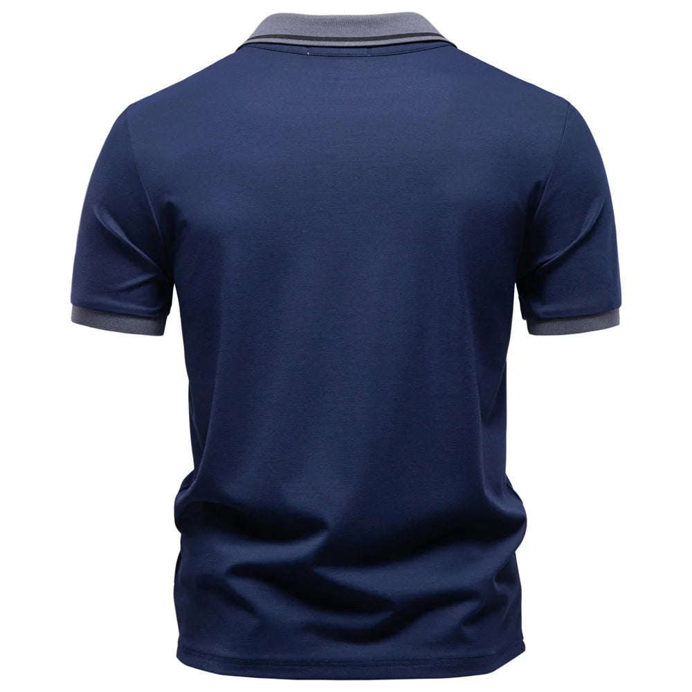 Premium Herren Poloshirt Atmungsaktiv Perfekter Schnitt