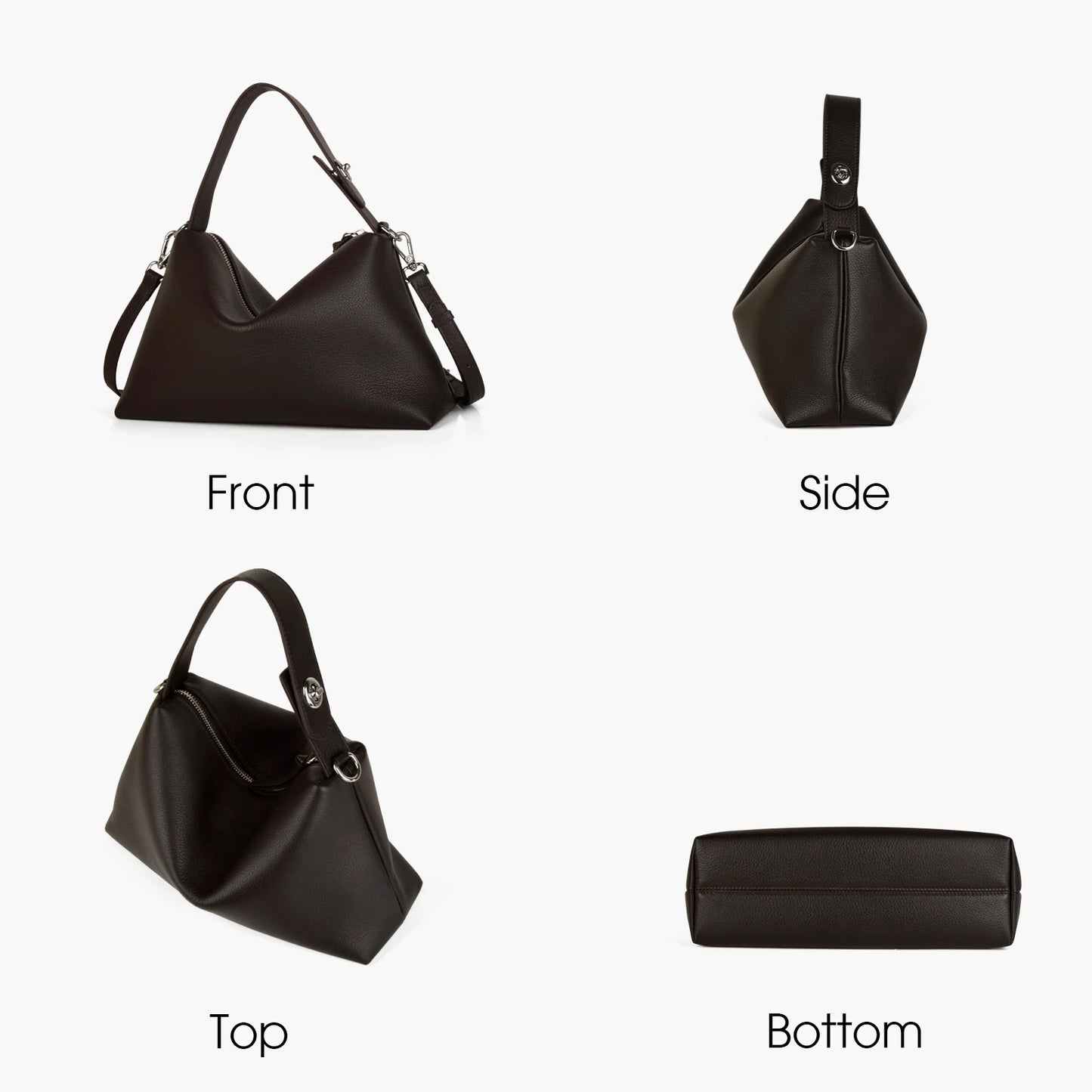 Leder-Tote Vollnarbenleder | Vielseitige Damenhandtasche