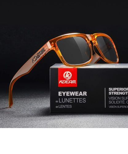 Sonnenbrille Outdoor polarisiert Farbverlauf winddicht Standardgröße Unisex