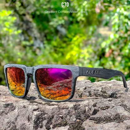 Sonnenbrille Outdoor polarisiert Farbverlauf winddicht Standardgröße Unisex