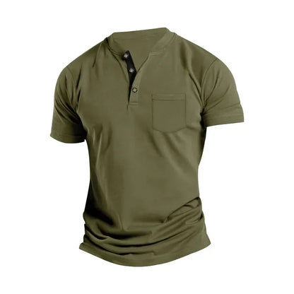 Herren Kurzarm-Poloshirt mit Knopfleiste und Reverskragen – ideal für den Sommer