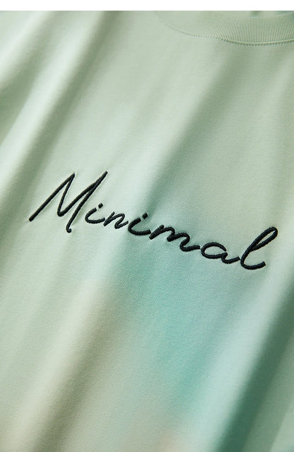 Damen Sommer T-Shirt mit lockerer Passform und buntem Farbverlauf