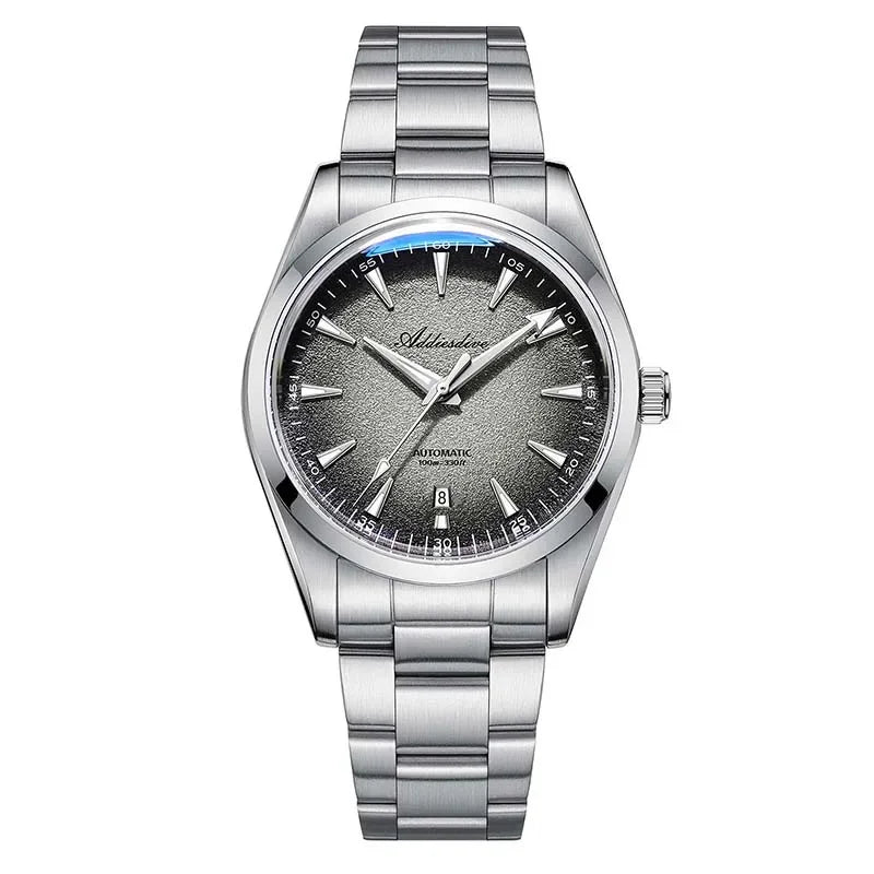 Herren-Automatikuhr mit Bubble-Glas und 8215-Werk