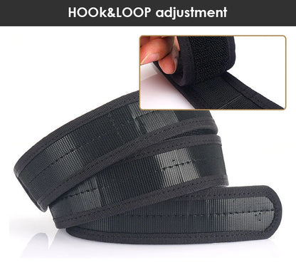 Herren-Gürtel Aus Nylon Mit Klettverschluss Breite 3,8 cm Verstellbare Länge 95-135 cm