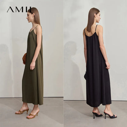 Minimalistisches Bürokleid Für Damen Ärmellos Zeitlos Elegant