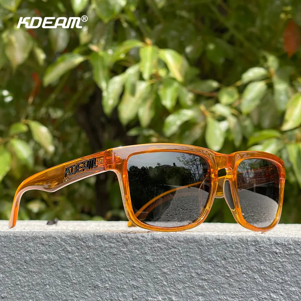 Sonnenbrille Outdoor polarisiert Farbverlauf winddicht Standardgröße Unisex
