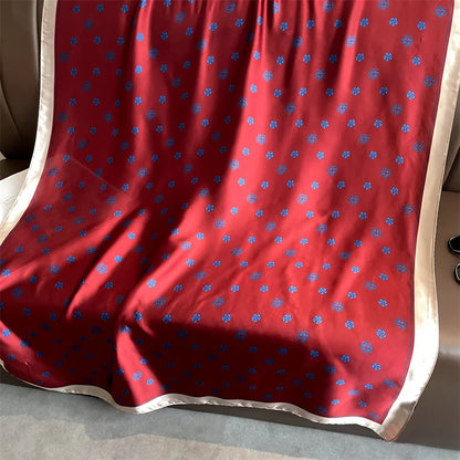 Damen Seidenschal groß 180x90cm Sommer Strand Foulard Bandana weich