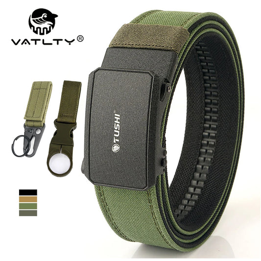 Herren-Taktischer Gürtel aus robustem 1100D-Nylon mit matte Metall-Schnalle für Alltag und Outdoor