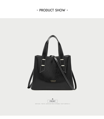 Damen Handtasche aus Split-Leder mit Crossbody Fashion Bags
