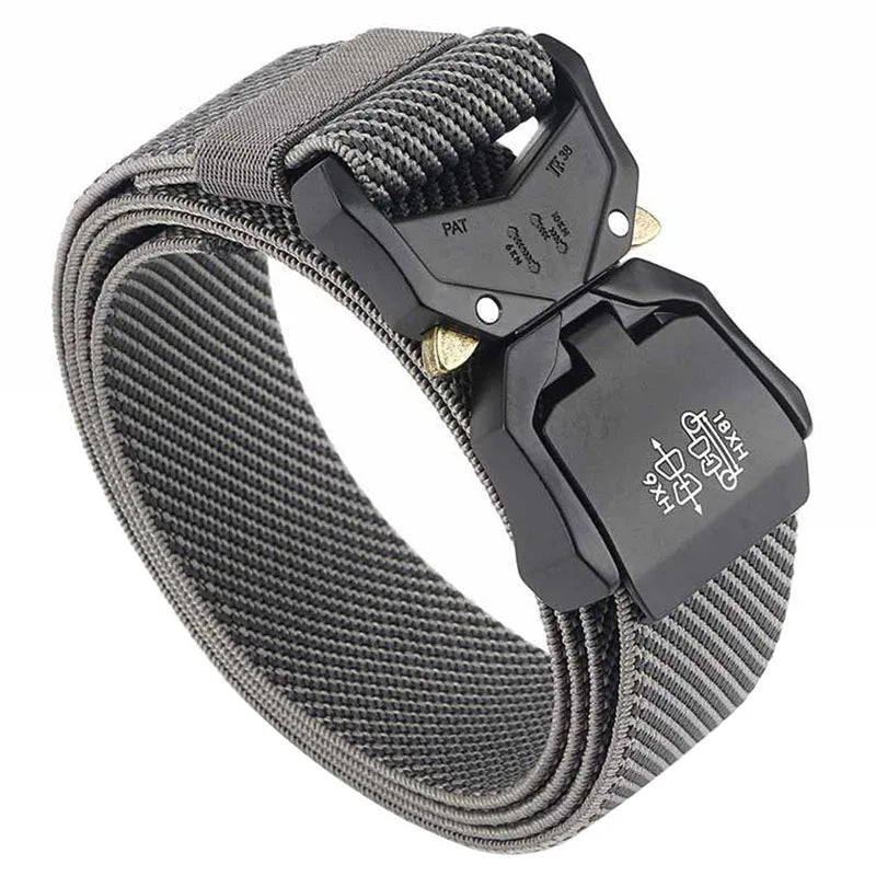 Unisex-Gürtel Schnellverschluss aus Nylon Elastisch 3,8 cm Breite Robuste Verarbeitung Alltagstauglich