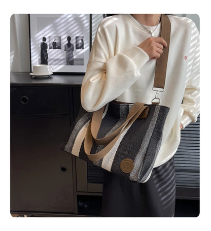 Damen Shoulder Bag aus Fabric Casual Large Capacity Tote Bag