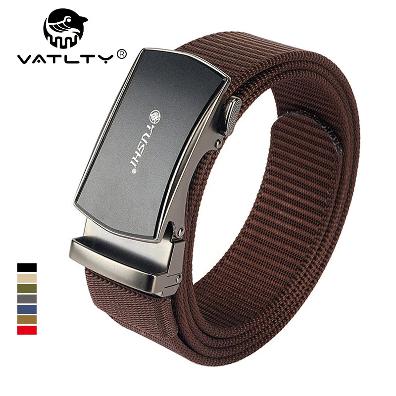 VATLY Casual Tactical Gürtel 3,4 cm 1200D Nylon Automatik-Schnalle Outdoor