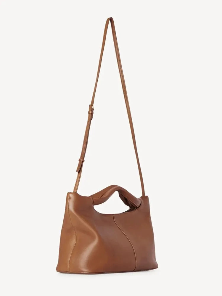 Damen-Umhängetasche Rindleder | Crossbody Abnehmbarer Gurt