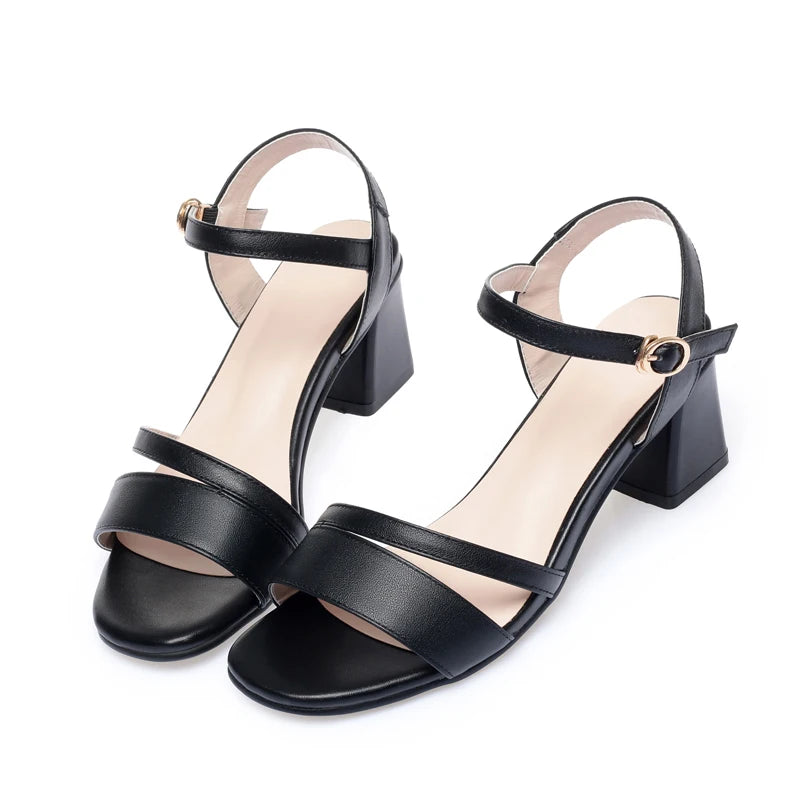 Damen High Heel Sandalen Rutschfest Geschlossen
