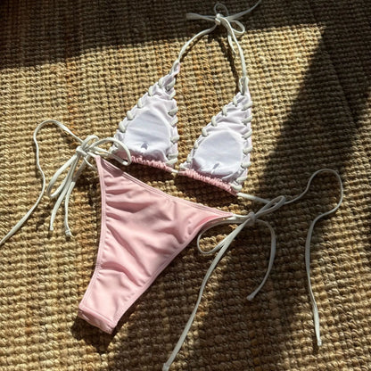 Glamouröses Pailletten-Bikini-Set mit Push-up-Effekt – Perfekt für Strand und Pool
