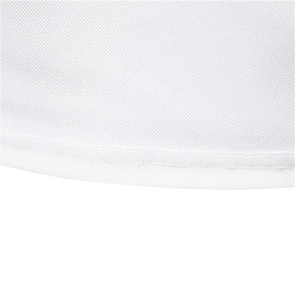 Herren Sommerpoloshirt Atmungsaktiv Leicht Gewebt Slim Fit Cool