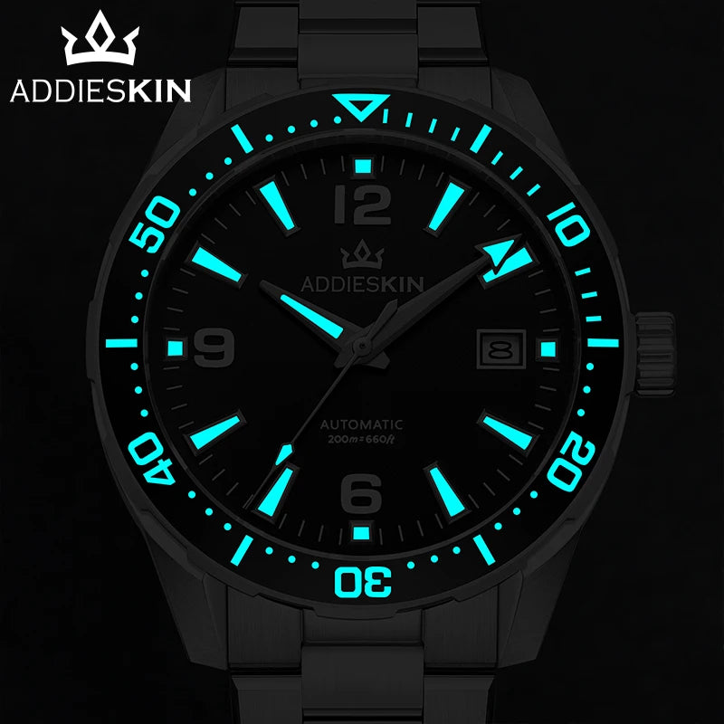 Herren-Premium-Automatikuhr 40 mm mit Japan-9015-Werk