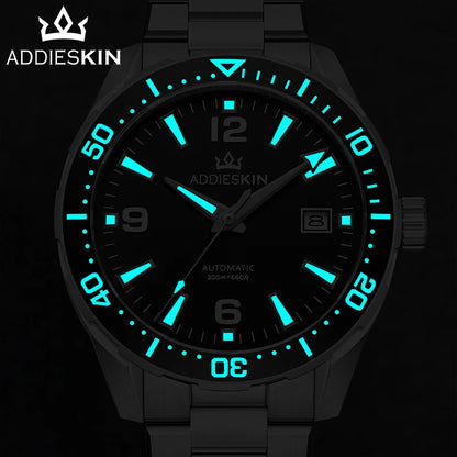 Herren-Premium-Automatikuhr 40 mm mit Japan-9015-Werk