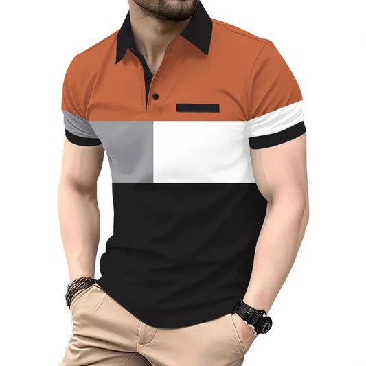 Hochwertiges Herren-Poloshirt mit Reverskragen und kurzen Ärmeln – hautfreundlich, atmungsaktiv und vielseitig für den Sommer