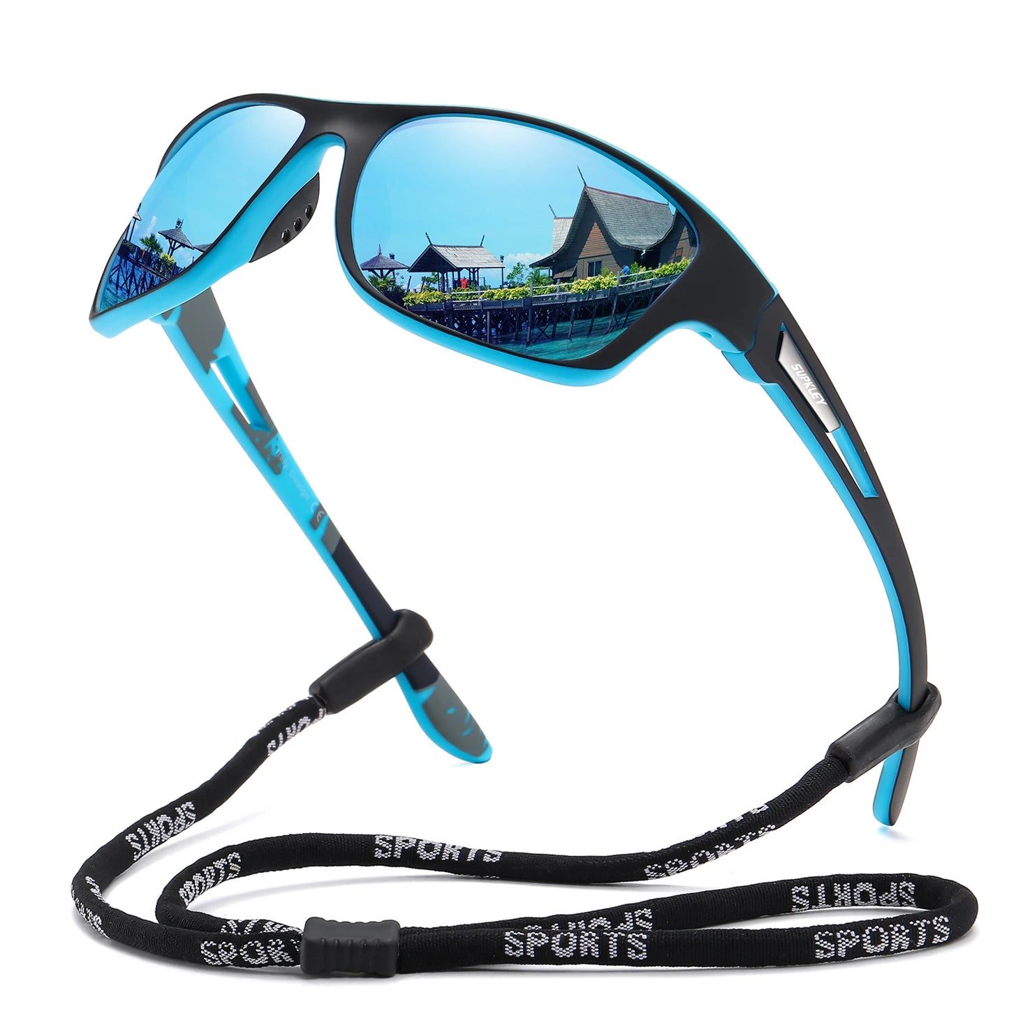 Sonnenbrille Sport polarisiert bunt UV400 Spiegel Bergsteiger Herren