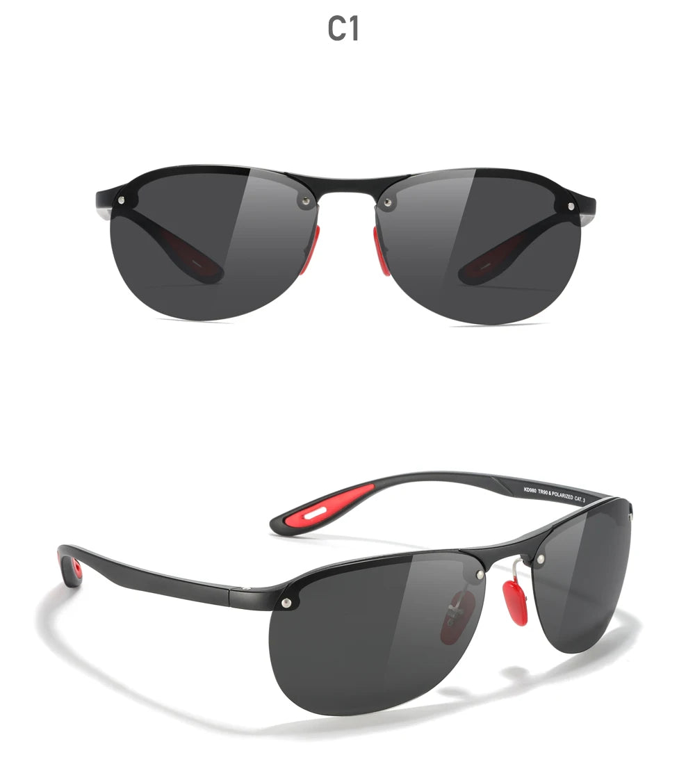 Sonnenbrille Sport TR90 ultraleicht polarisiert 63mm Herren