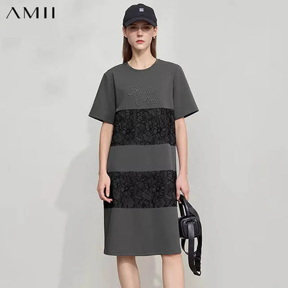 Elegantes Sommerkleid Damen Mit Lockerem Fall Für Den Tag