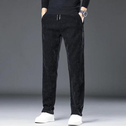 Herren Freizeit Hose in 6XL mit elastischer Taille und Taschen