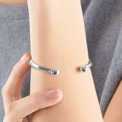 Damen-Armreif Totenkopf Vintage Minimal
