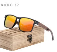 Sonnenbrille Holz Walnuss Marken-Design polarisiert UV400 Herren Damen