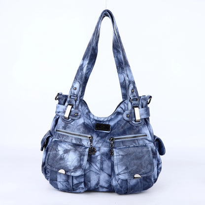 Damen-Handtasche Multifunktionale PU-Tasche Großes Fassungsvermögen Alltagsbegleiter