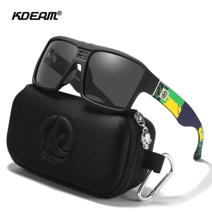 Sonnenbrille quadratisch polarisiert schlagfest antireflektierend Cat.3 Herren