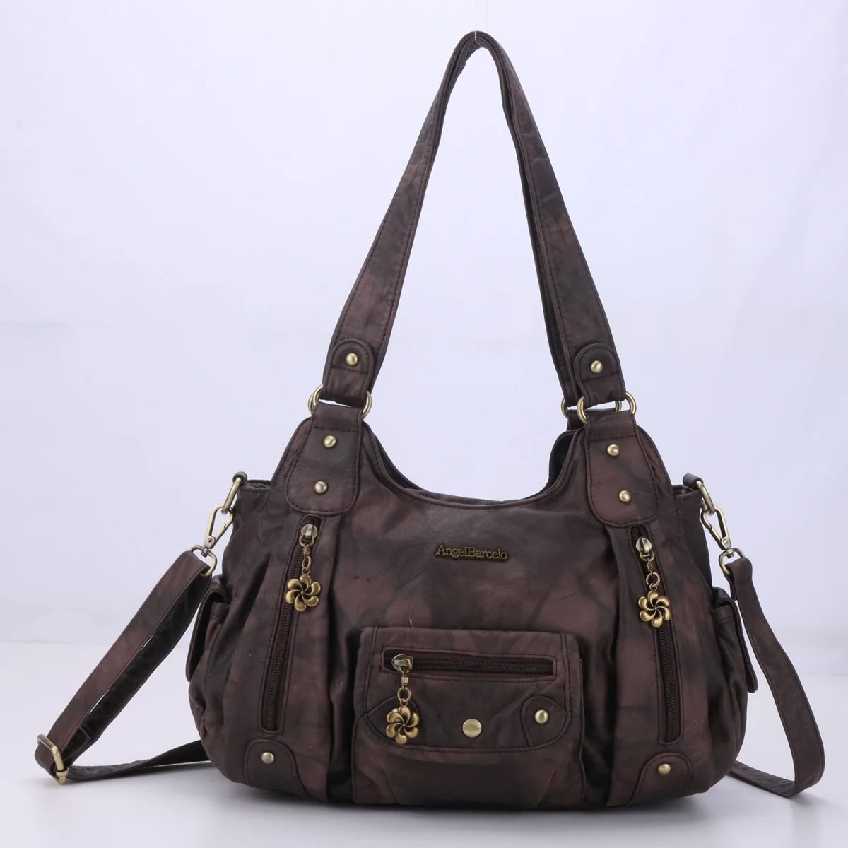 Damen-Handtasche Aus PU-Leder Mit Leopardenmuster Und Top-Handle-Design Für Alltag
