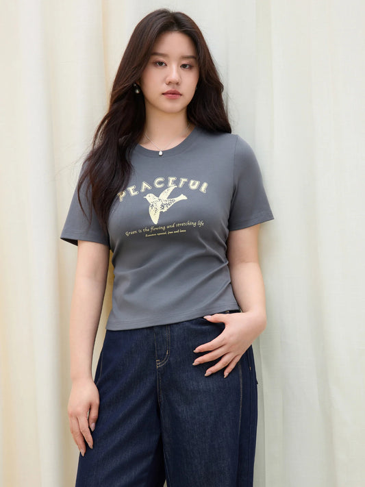 Damen Sommer-Spitzenshirt mit kurzen Ärmeln und Front-Zugband – Elegantes Oberteil für das Büro in Schwarz oder Beige