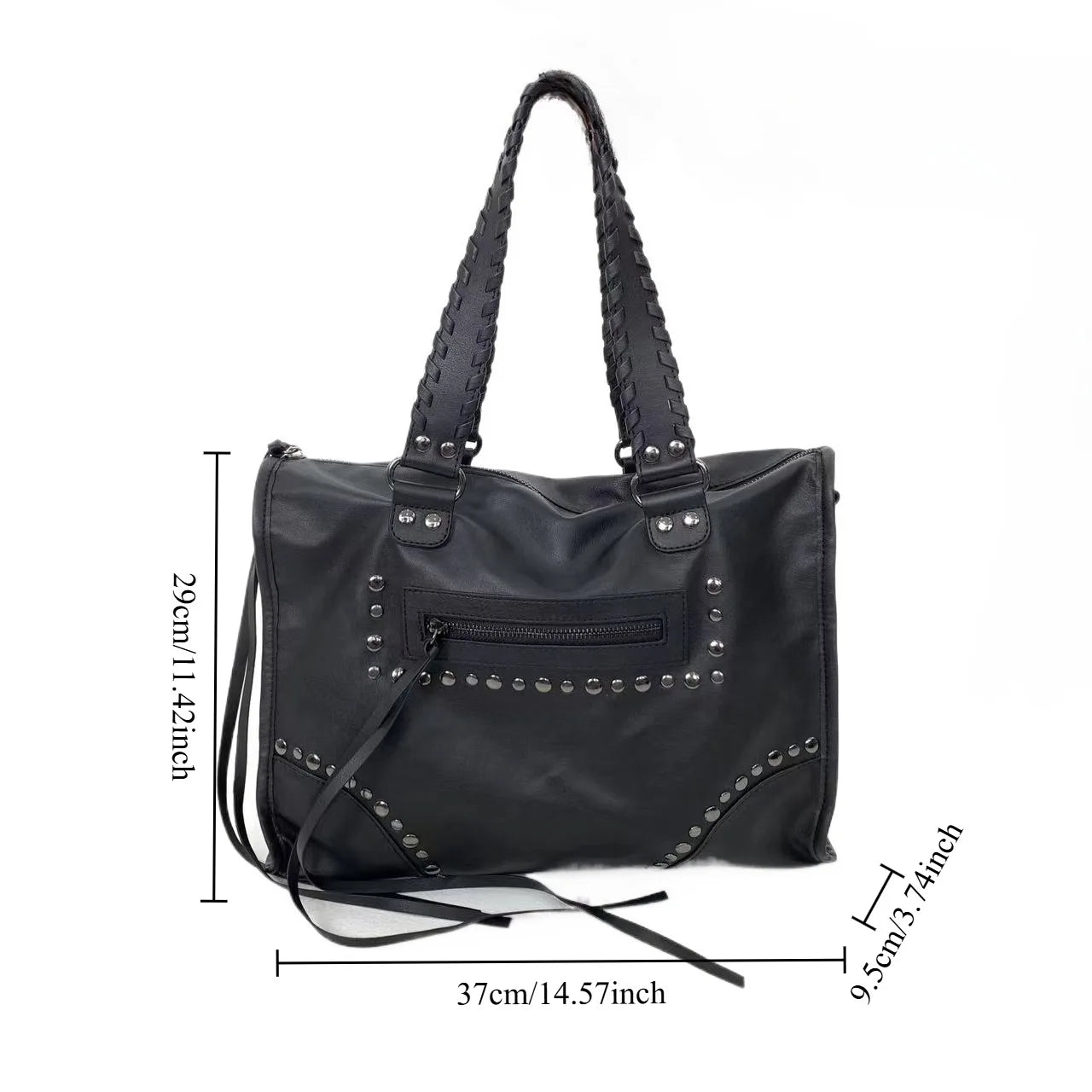 Damen-Tote Tasche Große Kapazität Aus Weichem PU-Leder Ideal für Alltag Reisen und Freizeit