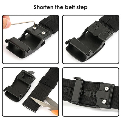 Herren-Gürtel mit Automatischer Metallschnalle aus Nylon Militärisch-Taktisch Robust