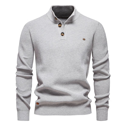 Herren Pullover im lässigen Stil mit Rollkragen für Herbst und Winter