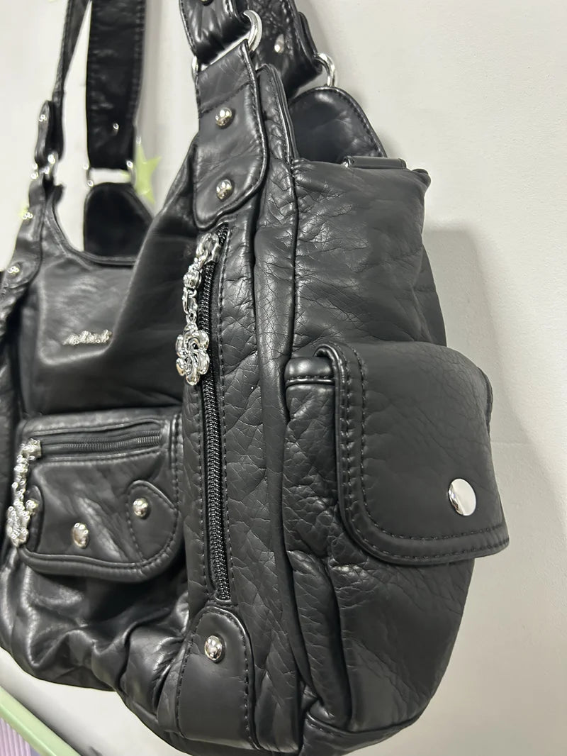 Damen-Handtasche Aus PU-Leder Mit Leopardenmuster Und Top-Handle-Design Für Alltag
